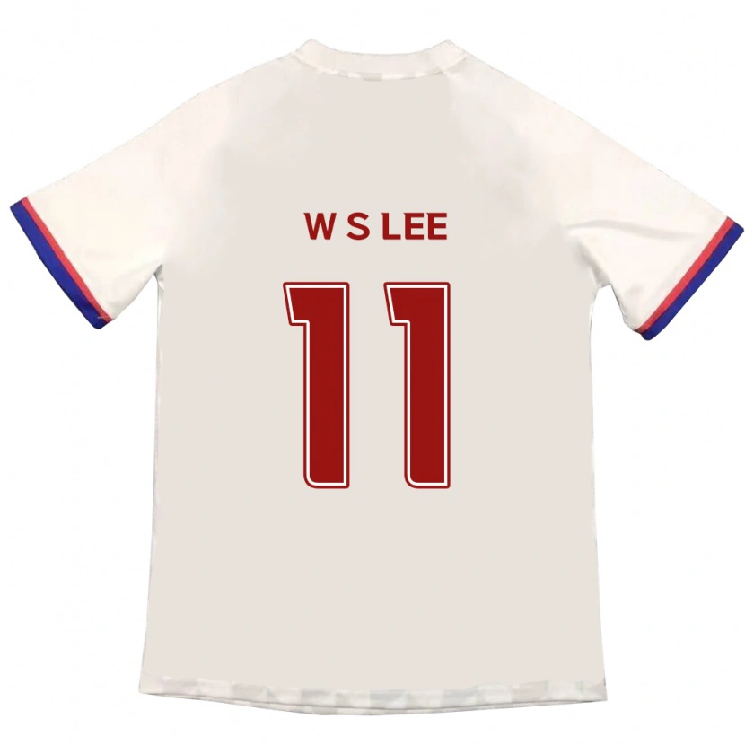 Danxen Kinder Seung-Woo Lee #11 Königsblau Rot Auswärtstrikot Trikot 2025/26 T-Shirt Schweiz
