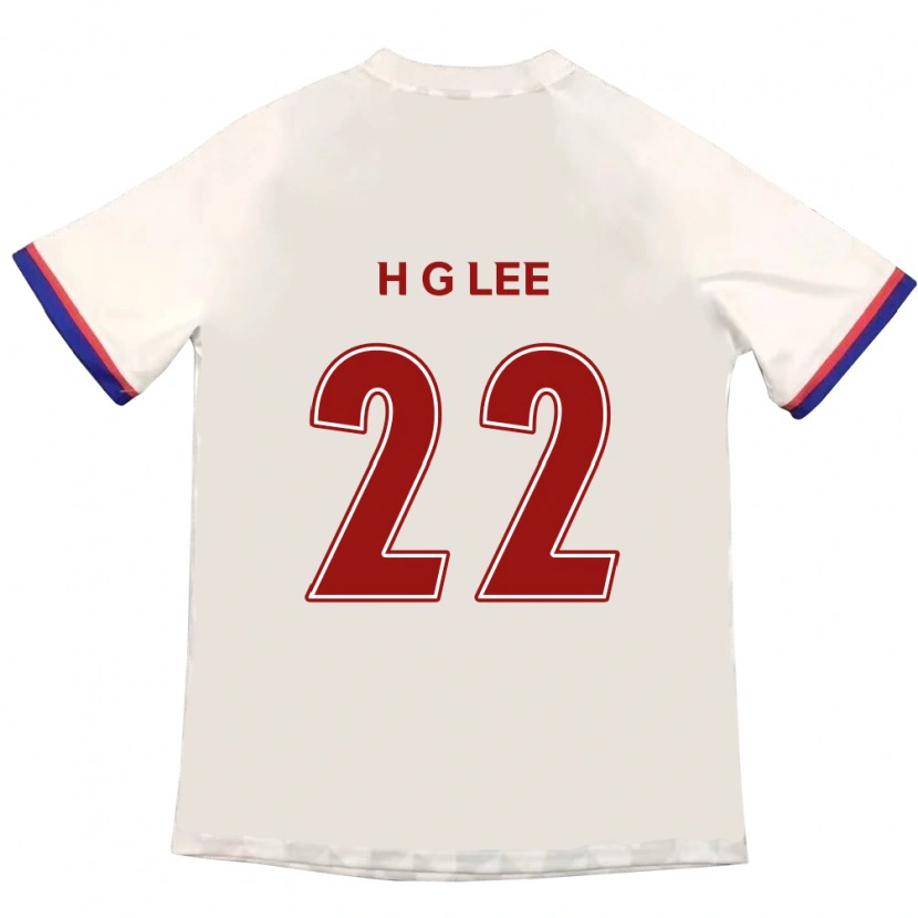 Danxen Kinder Gwang-Hyeok Lee #22 Königsblau Rot Auswärtstrikot Trikot 2025/26 T-Shirt Schweiz