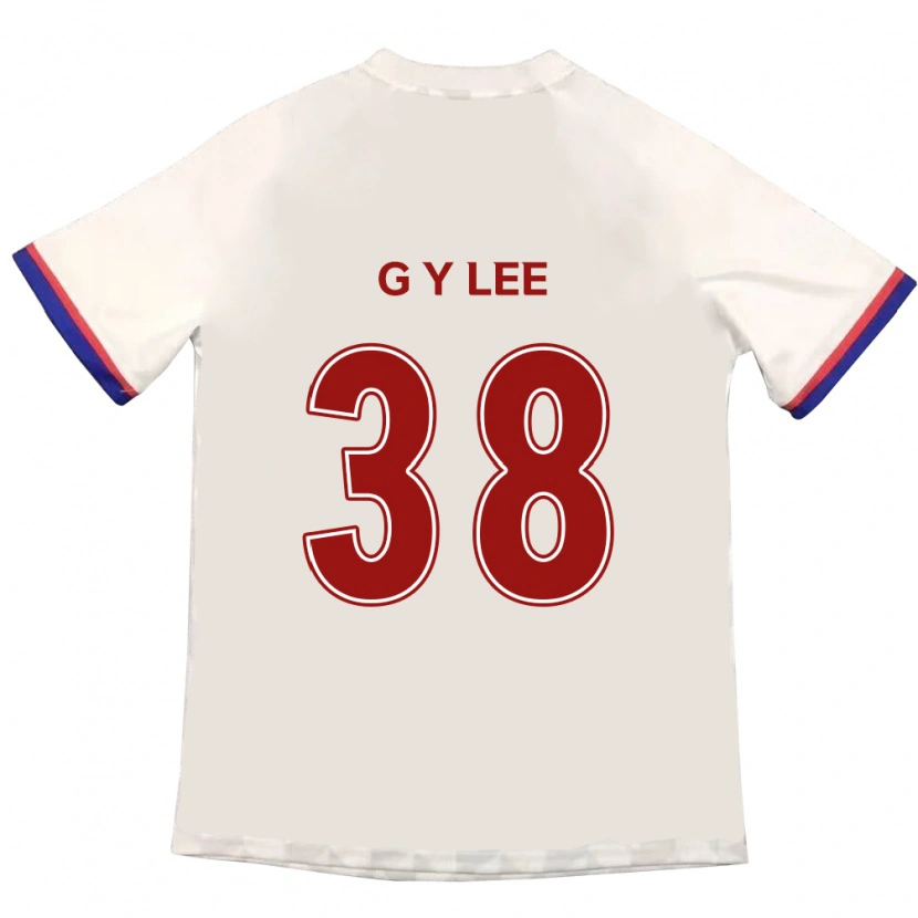 Danxen Kinder Yun-Gun Lee #38 Königsblau Rot Auswärtstrikot Trikot 2025/26 T-Shirt Schweiz