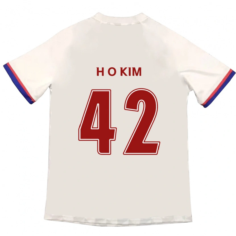 Danxen Kinder One-Hyung Kim #42 Königsblau Rot Auswärtstrikot Trikot 2025/26 T-Shirt Schweiz