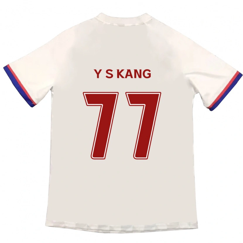 Danxen Kinder Sang-Yun Kang #77 Königsblau Rot Auswärtstrikot Trikot 2025/26 T-Shirt Schweiz