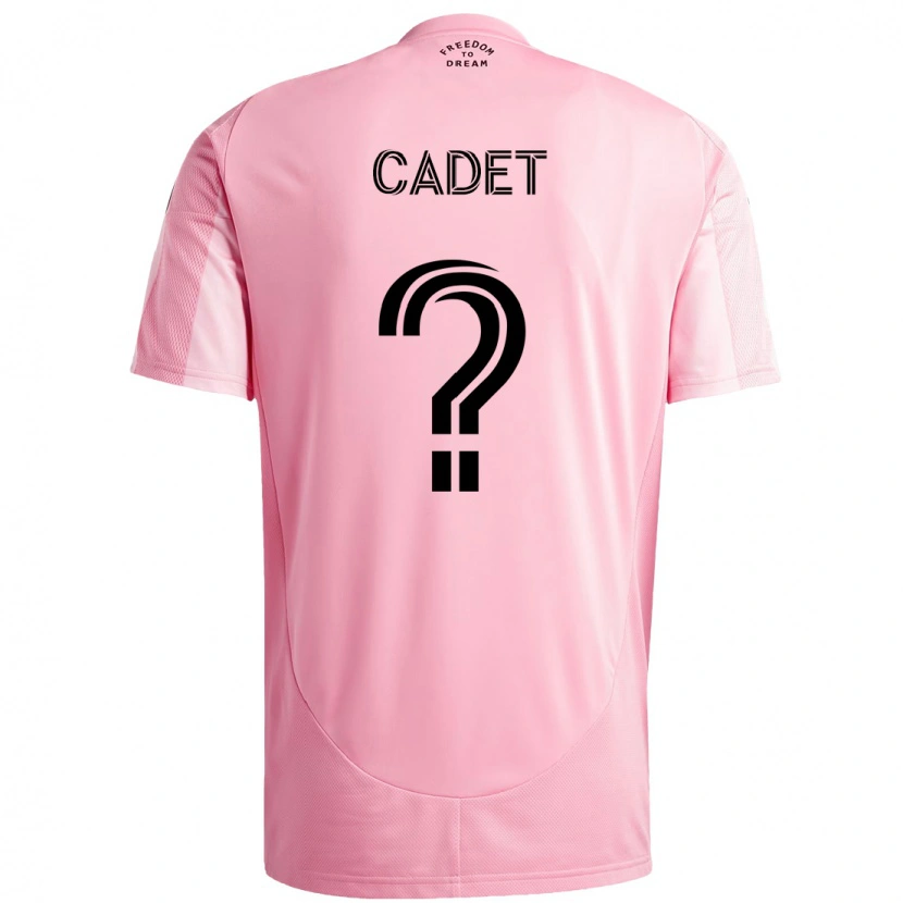 Danxen Herren Zidane Cadet #0 Schwarz Rosa Heimtrikot Trikot 2025/26 T-Shirt Schweiz