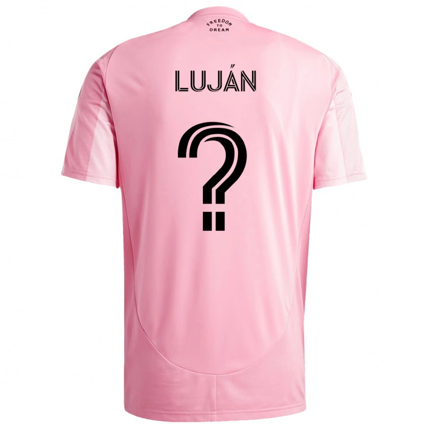Danxen Herren Gonzalo Luján #0 Schwarz Rosa Heimtrikot Trikot 2025/26 T-Shirt Schweiz