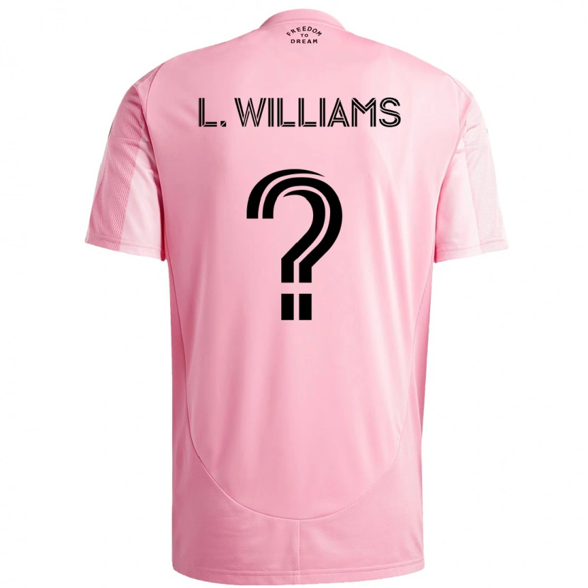 Danxen Herren Levi Williams #0 Schwarz Rosa Heimtrikot Trikot 2025/26 T-Shirt Schweiz