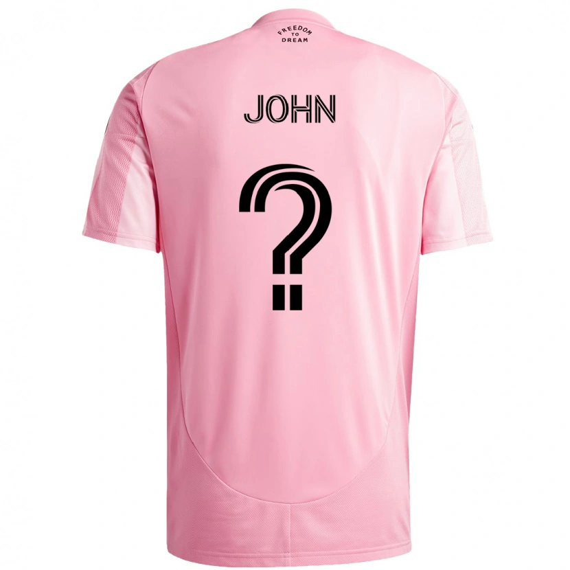 Danxen Herren Quinton John #0 Schwarz Rosa Heimtrikot Trikot 2025/26 T-Shirt Schweiz