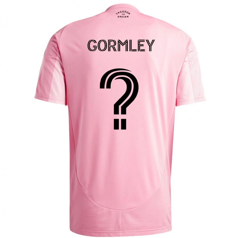 Danxen Herren Sean Gormley #0 Schwarz Rosa Heimtrikot Trikot 2025/26 T-Shirt Schweiz