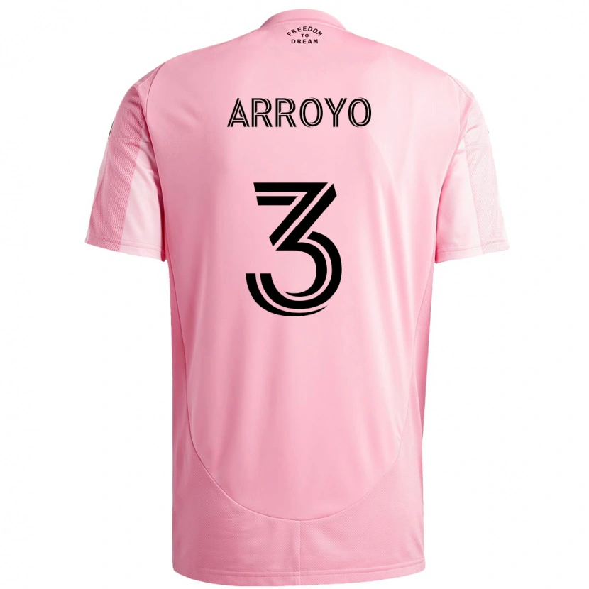 Danxen Herren Dixon Arroyo #3 Schwarz Rosa Heimtrikot Trikot 2025/26 T-Shirt Schweiz