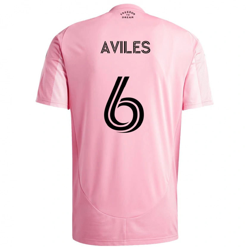 Danxen Herren Tomás Avilés #6 Schwarz Rosa Heimtrikot Trikot 2025/26 T-Shirt Schweiz