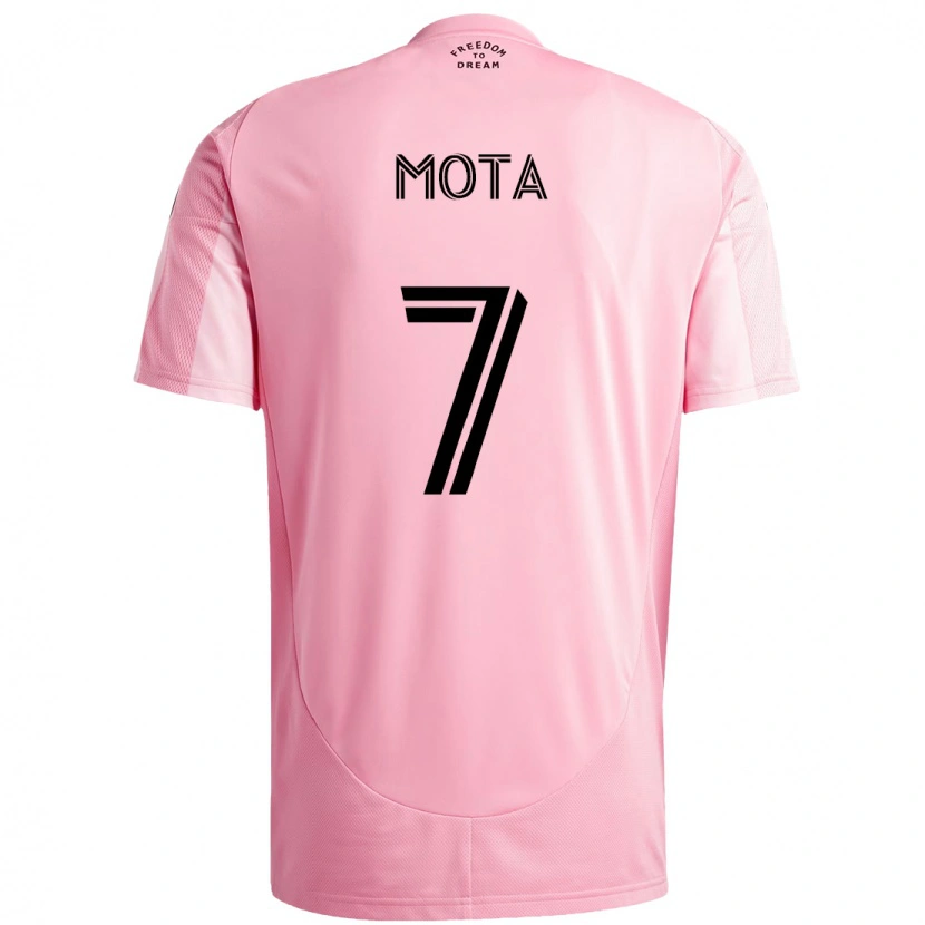 Danxen Herren Jean Mota #7 Schwarz Rosa Heimtrikot Trikot 2025/26 T-Shirt Schweiz