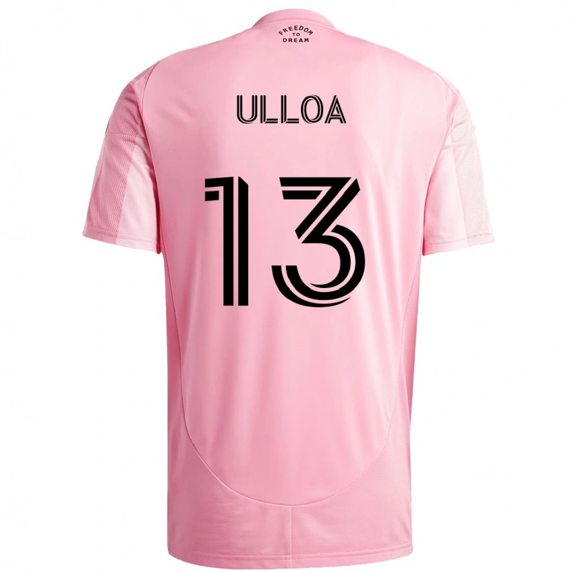 Danxen Herren Víctor Ulloa #13 Schwarz Rosa Heimtrikot Trikot 2025/26 T-Shirt Schweiz