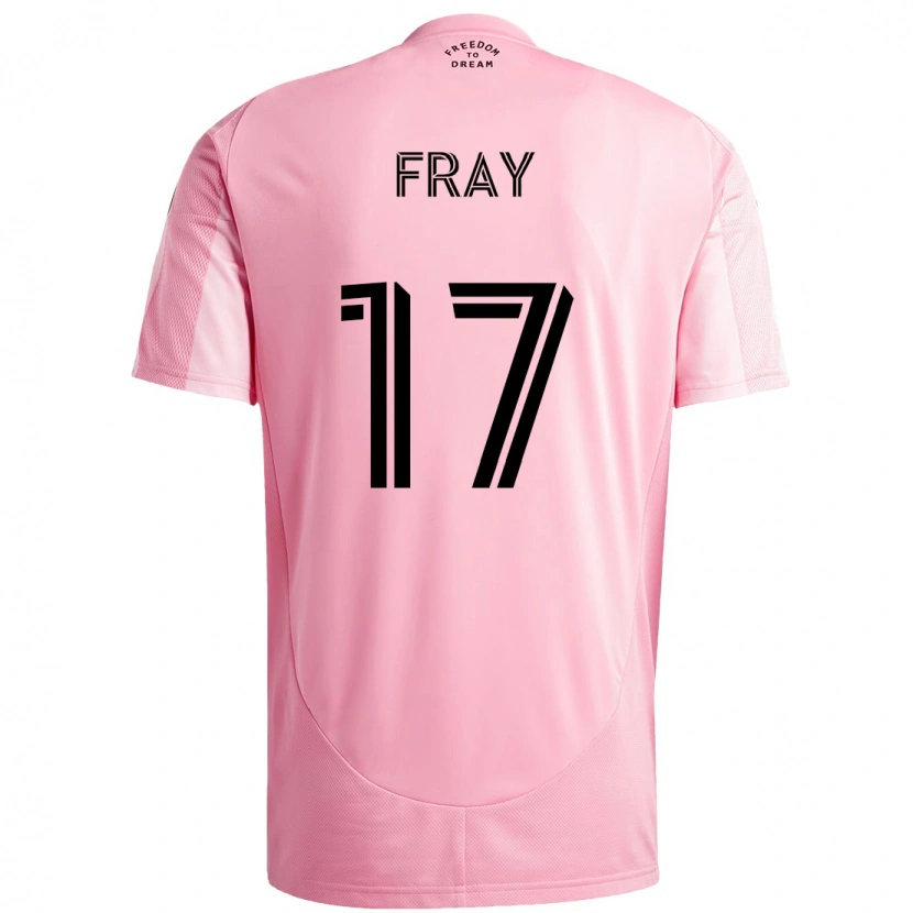 Danxen Herren Ian Fray #17 Schwarz Rosa Heimtrikot Trikot 2025/26 T-Shirt Schweiz