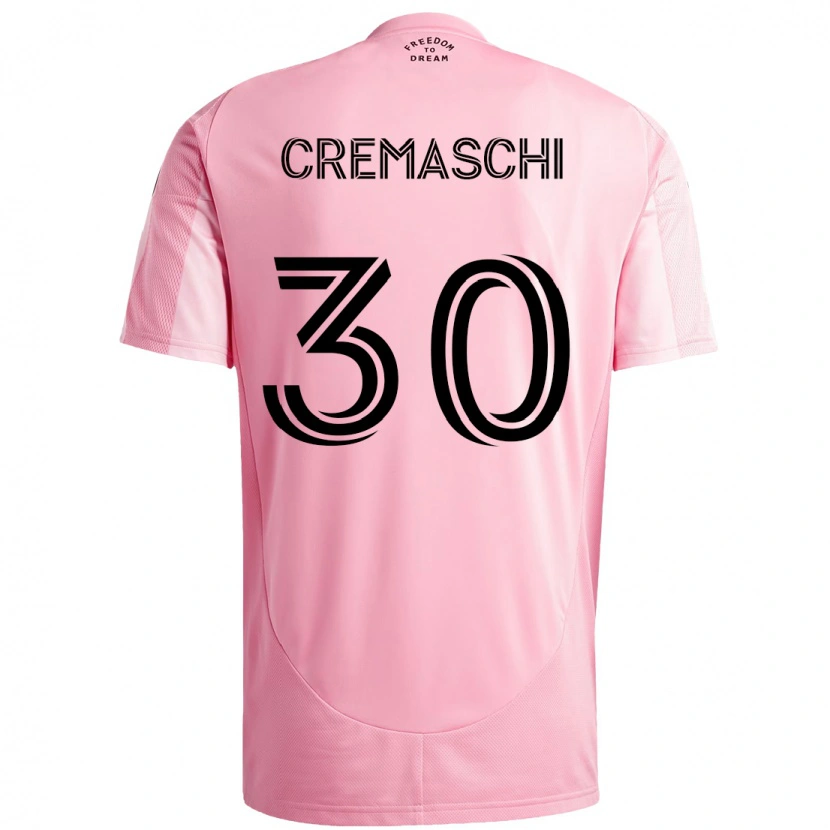 Danxen Herren Benja Cremaschi #30 Schwarz Rosa Heimtrikot Trikot 2025/26 T-Shirt Schweiz