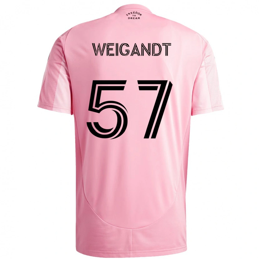 Danxen Herren Marcelo Weigandt #57 Schwarz Rosa Heimtrikot Trikot 2025/26 T-Shirt Schweiz