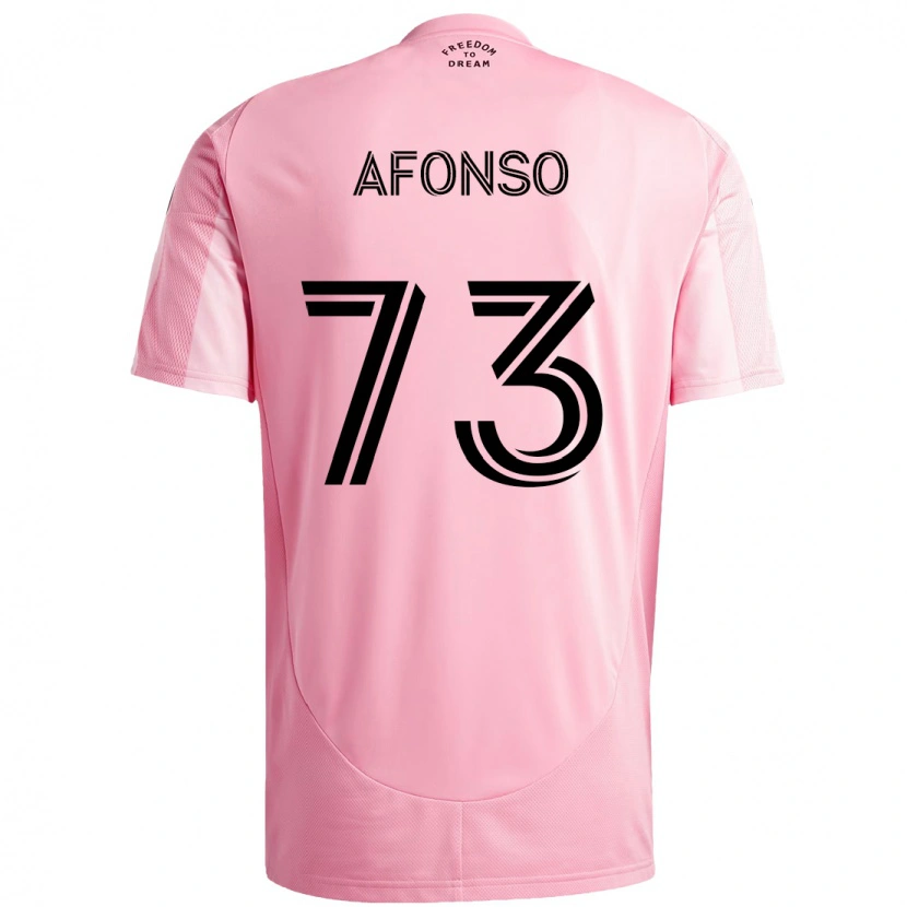 Danxen Herren Leo Afonso #73 Rosa Schwarz Heimtrikot Trikot 2025/26 T-Shirt Schweiz