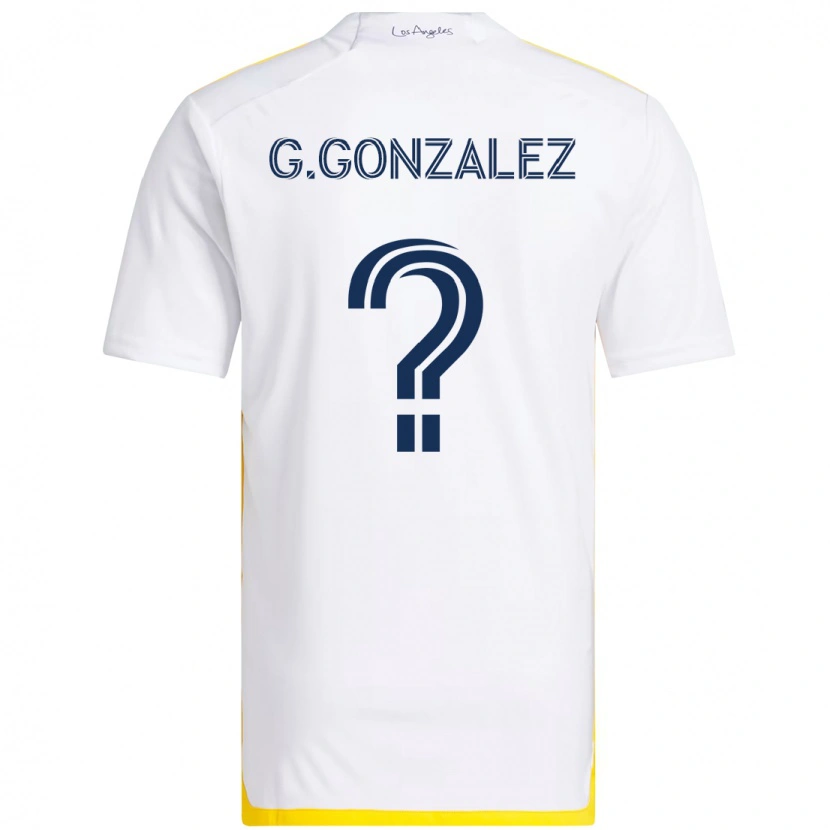 Danxen Herren Gustavo Gonzalez #0 Weiß Gelb Heimtrikot Trikot 2025/26 T-Shirt Schweiz