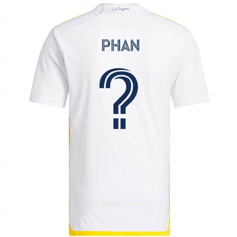 Danxen Herren Brett Phan #0 Weiß Gelb Heimtrikot Trikot 2025/26 T-Shirt Schweiz