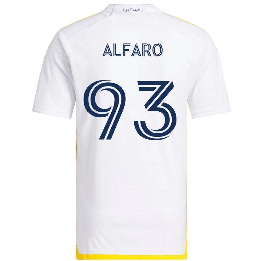 Danxen Herren Tony Alfaro #93 Weiß Gelb Heimtrikot Trikot 2025/26 T-Shirt Schweiz