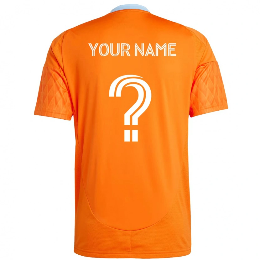 Danxen Herren Ihren Namen #0 Lila Orange Heimtrikot Trikot 2025/26 T-Shirt Schweiz