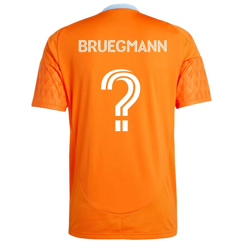 Danxen Herren Lukas Bruegmann #0 Lila Orange Heimtrikot Trikot 2025/26 T-Shirt Schweiz