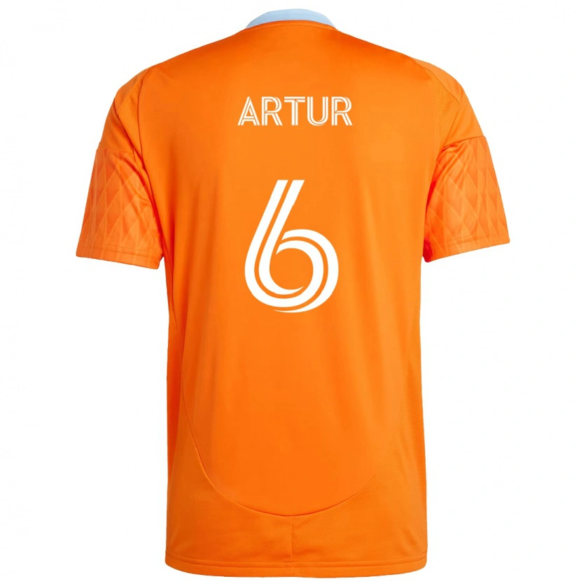 Danxen Herren Artur #6 Lila Orange Heimtrikot Trikot 2025/26 T-Shirt Schweiz