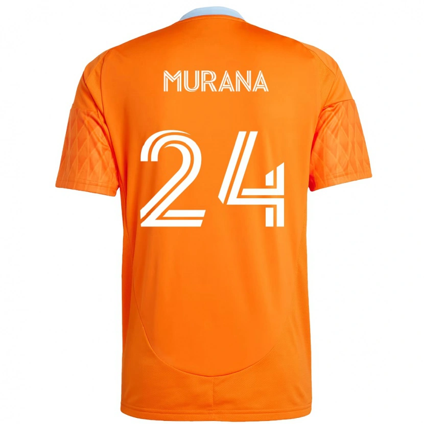 Danxen Herren Mujeeb Murana #24 Orange Weiß Heimtrikot Trikot 2025/26 T-Shirt Schweiz