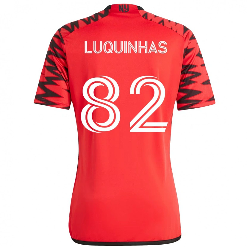 Danxen Herren Luquinhas #82 Rot Schwarz Heimtrikot Trikot 2025/26 T-Shirt Schweiz