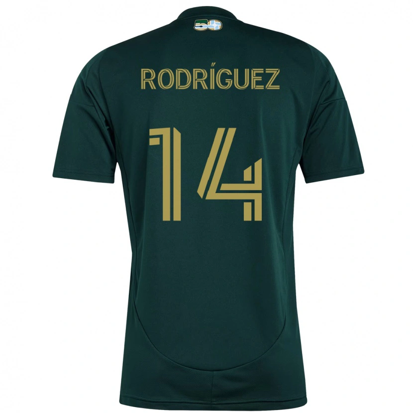 Danxen Herren Jonathan Rodríguez #14 Beige Grün Heimtrikot Trikot 2025/26 T-Shirt Schweiz