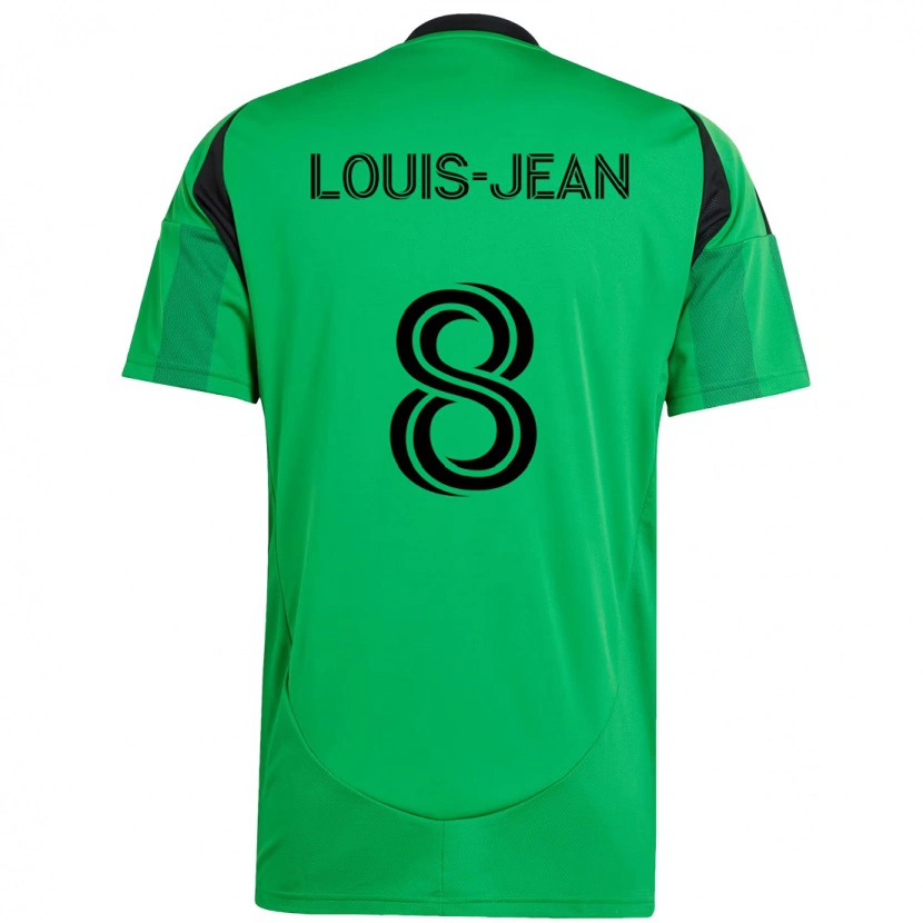 Danxen Herren Steeve Louis-Jean #8 Weiß Grün Heimtrikot Trikot 2025/26 T-Shirt Schweiz