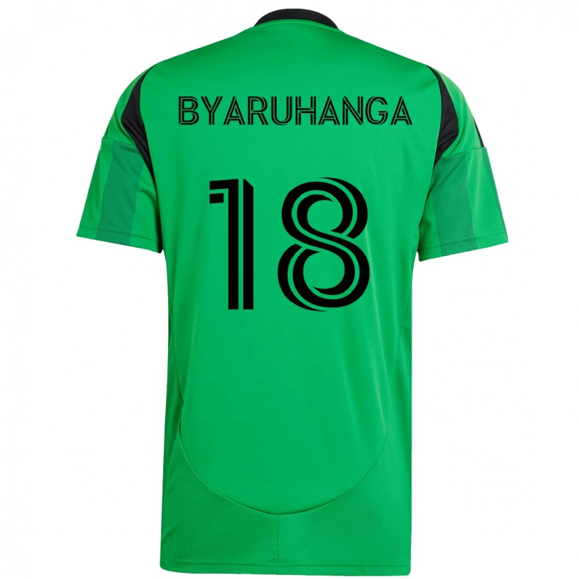Danxen Herren Bobosi Byaruhanga #18 Weiß Grün Heimtrikot Trikot 2025/26 T-Shirt Schweiz
