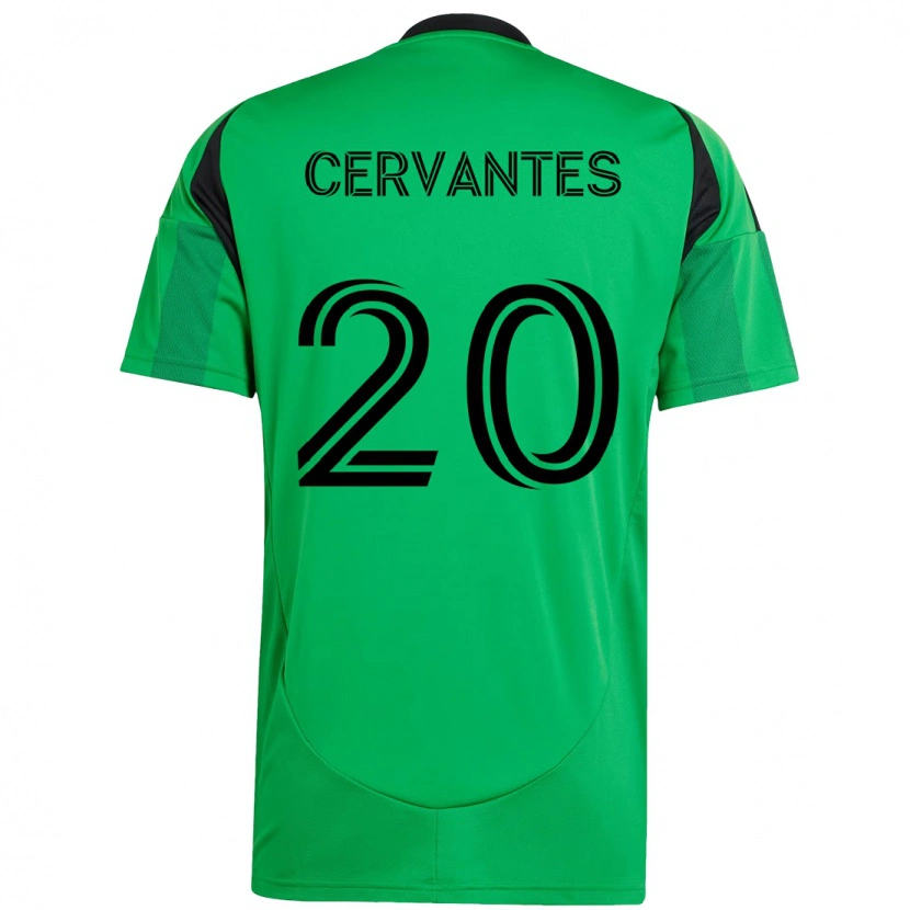 Danxen Herren Aaron Cervantes #20 Weiß Grün Heimtrikot Trikot 2025/26 T-Shirt Schweiz