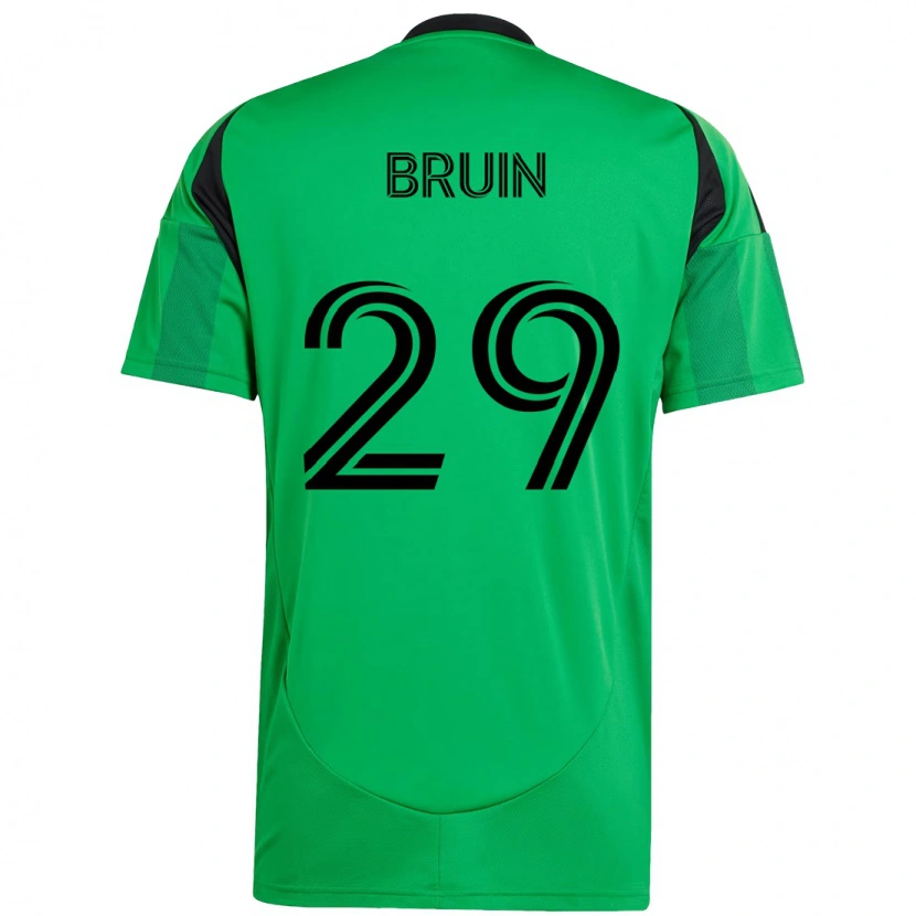Danxen Herren Will Bruin #29 Weiß Grün Heimtrikot Trikot 2025/26 T-Shirt Schweiz