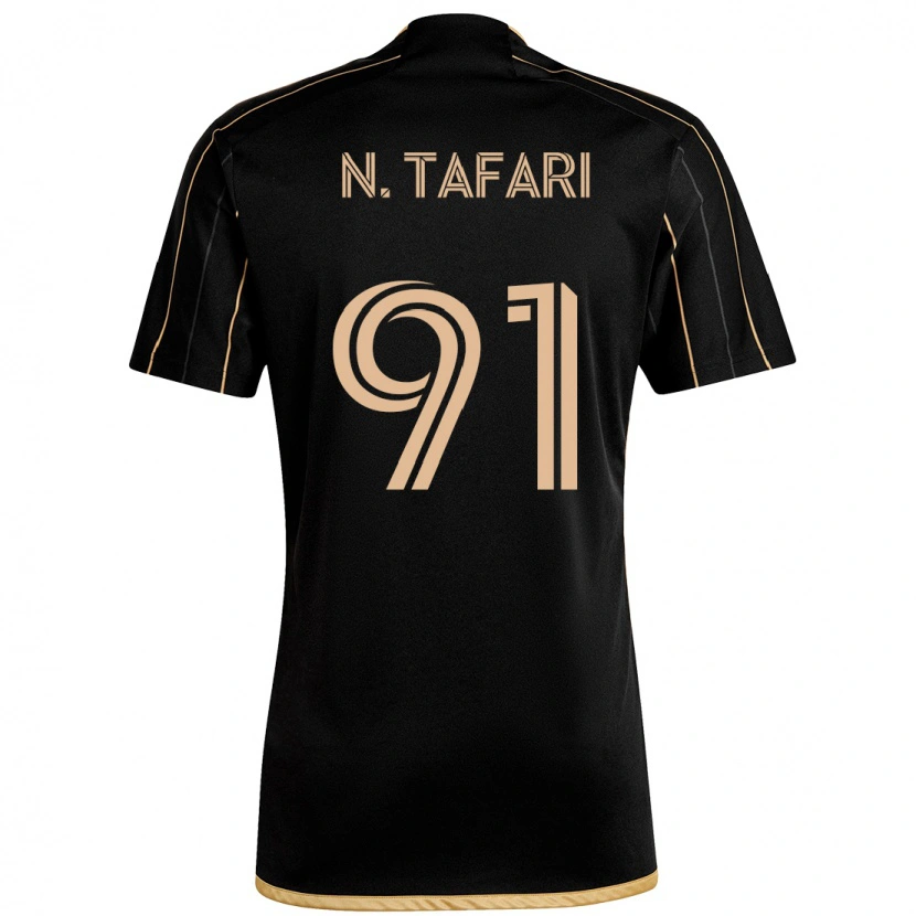 Danxen Herren Nkosi Tafari #91 Schwarz Braun Heimtrikot Trikot 2025/26 T-Shirt Schweiz