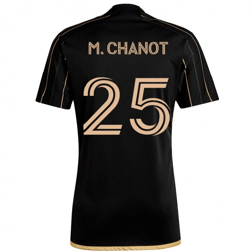Danxen Herren Maxime Chanot #25 Schwarz Braun Heimtrikot Trikot 2025/26 T-Shirt Schweiz