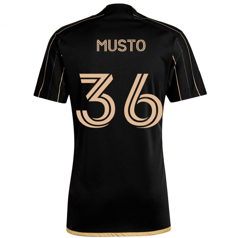 Danxen Herren Tommy Musto #36 Schwarz Braun Heimtrikot Trikot 2025/26 T-Shirt Schweiz