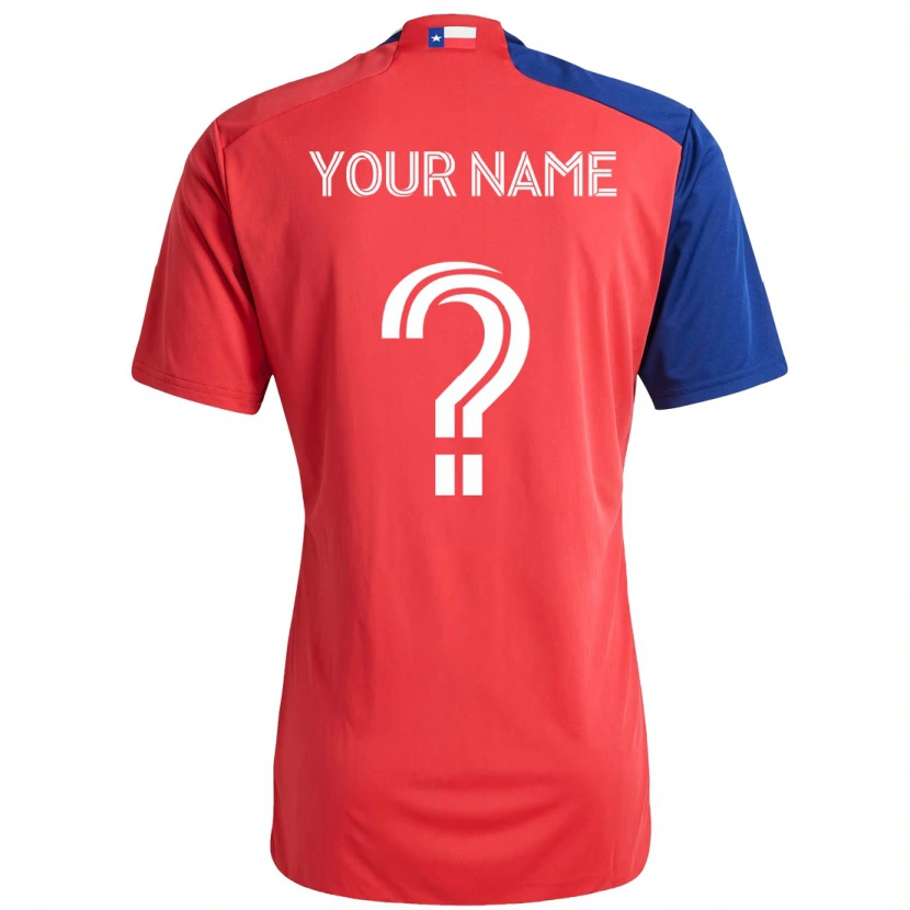 Danxen Herren Ihren Namen #0 Hellblau Rot Heimtrikot Trikot 2025/26 T-Shirt Schweiz