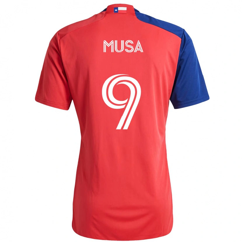 Danxen Herren Petar Musa #9 Hellblau Rot Heimtrikot Trikot 2025/26 T-Shirt Schweiz