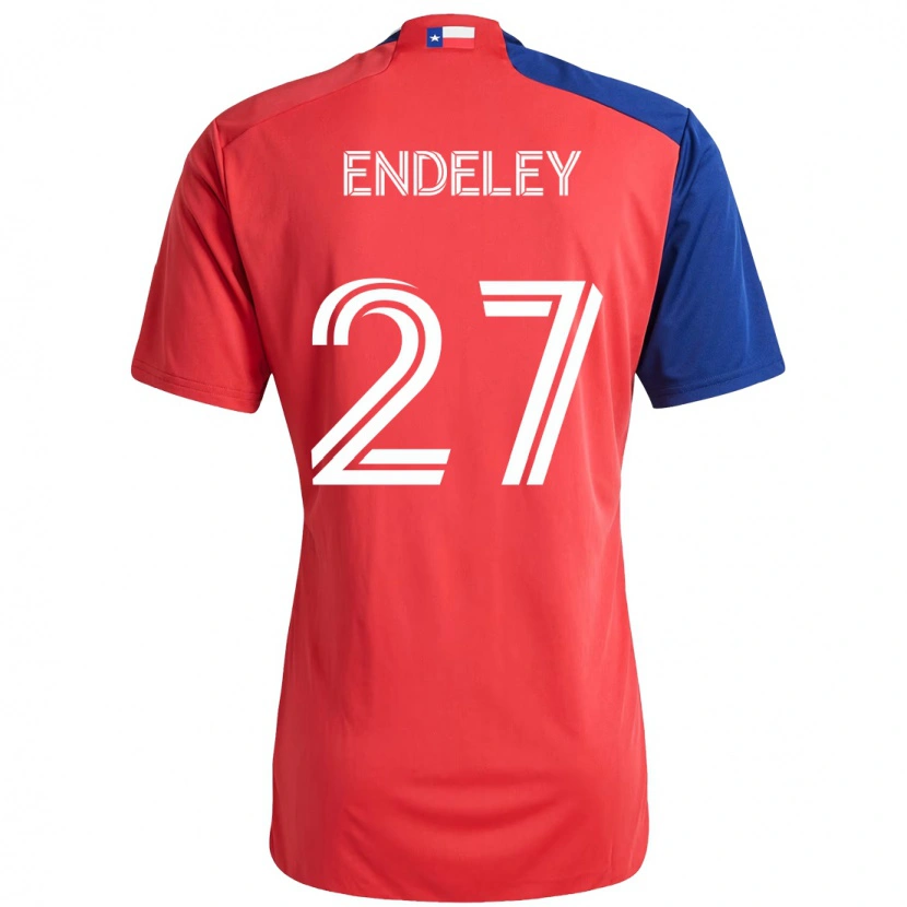 Danxen Herren Herbert Endeley #27 Hellblau Rot Heimtrikot Trikot 2025/26 T-Shirt Schweiz