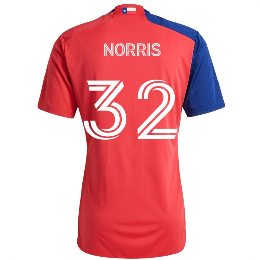 Danxen Herren Nolan Norris #32 Hellblau Rot Heimtrikot Trikot 2025/26 T-Shirt Schweiz