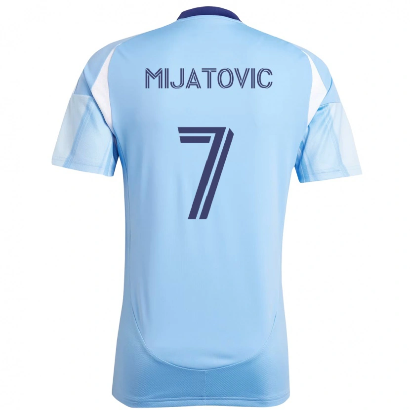 Danxen Herren Jovan Mijatovic #7 Schwarz Blau Orange Heimtrikot Trikot 2025/26 T-Shirt Schweiz