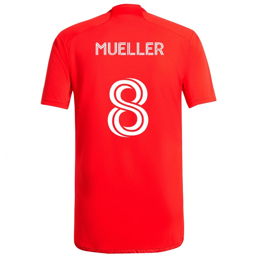 Danxen Herren Chris Mueller #8 Hellhimmelblau Blau Heimtrikot Trikot 2025/26 T-Shirt Schweiz