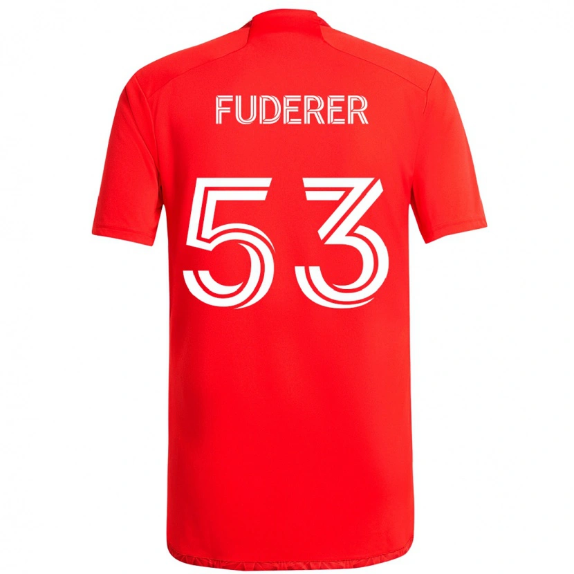 Danxen Herren Jake Fuderer #53 Hellhimmelblau Blau Heimtrikot Trikot 2025/26 T-Shirt Schweiz