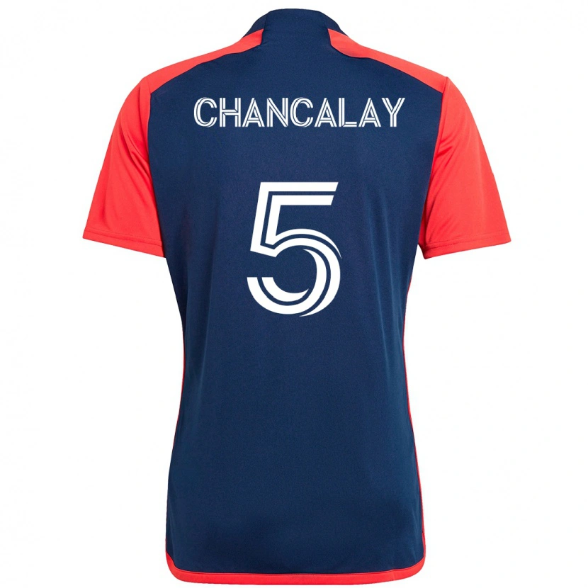 Danxen Herren Tomás Chancalay #5 Blau Rot Heimtrikot Trikot 2025/26 T-Shirt Schweiz