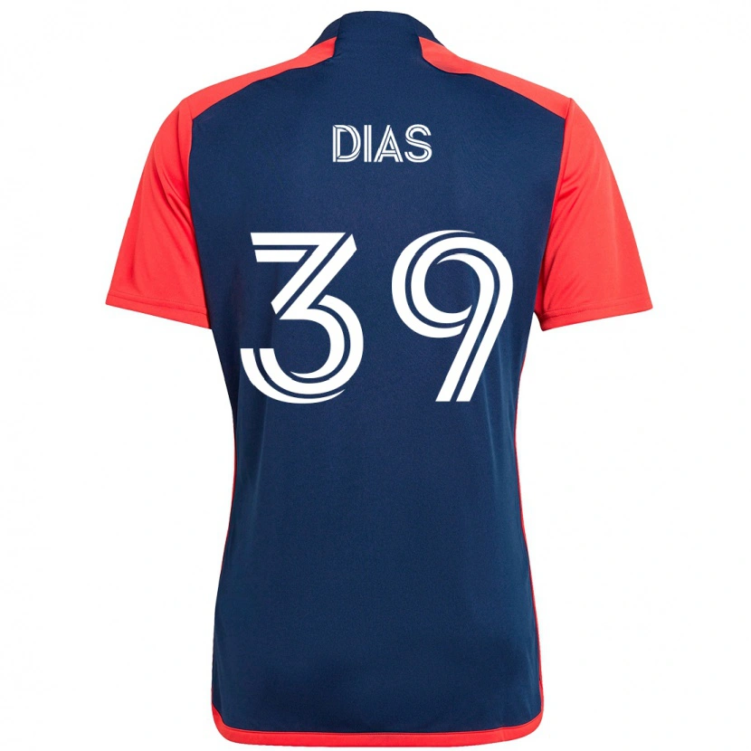 Danxen Herren Marcos Dias #39 Blau Rot Heimtrikot Trikot 2025/26 T-Shirt Schweiz