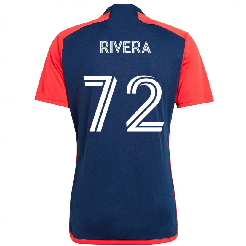 Danxen Herren Damián Rivera #72 Blau Rot Heimtrikot Trikot 2025/26 T-Shirt Schweiz