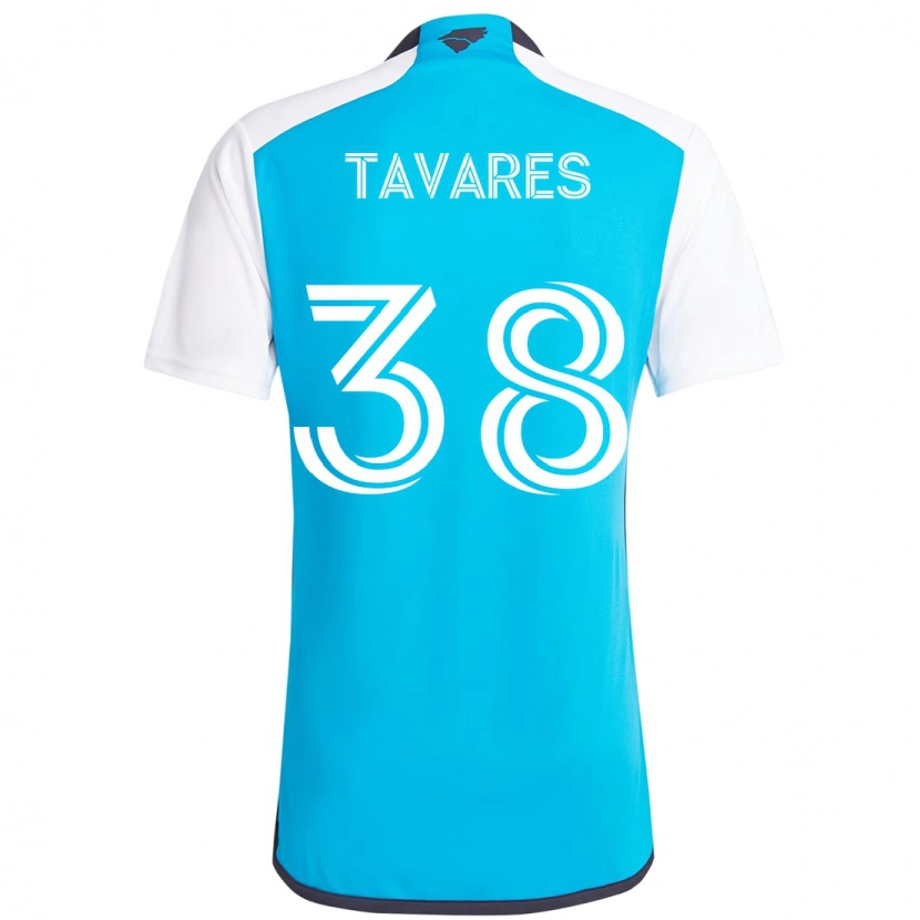 Danxen Herren Iuri Tavares #38 Himmelblau Weiß Heimtrikot Trikot 2025/26 T-Shirt Schweiz