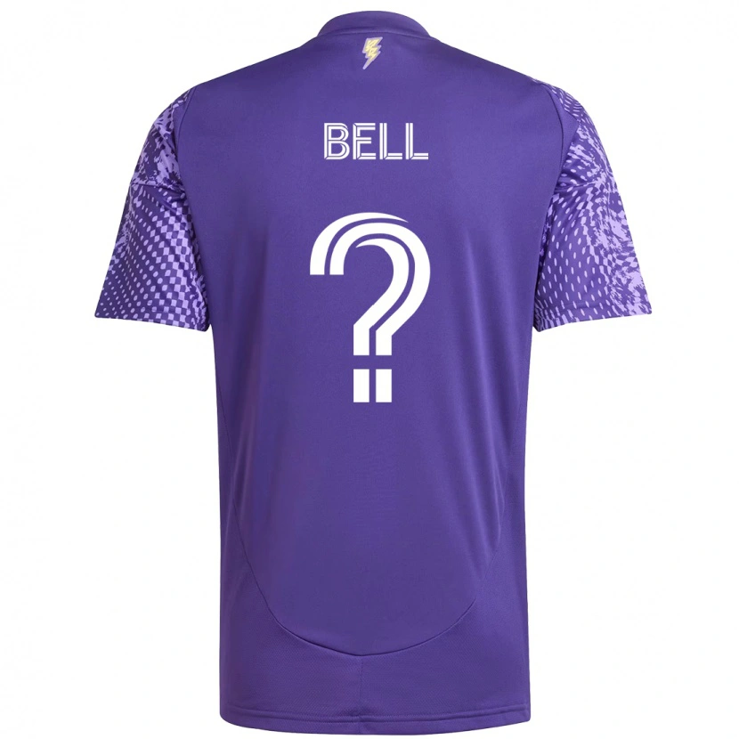 Danxen Herren Dominic Bell #0 Weiß Lila Heimtrikot Trikot 2025/26 T-Shirt Schweiz