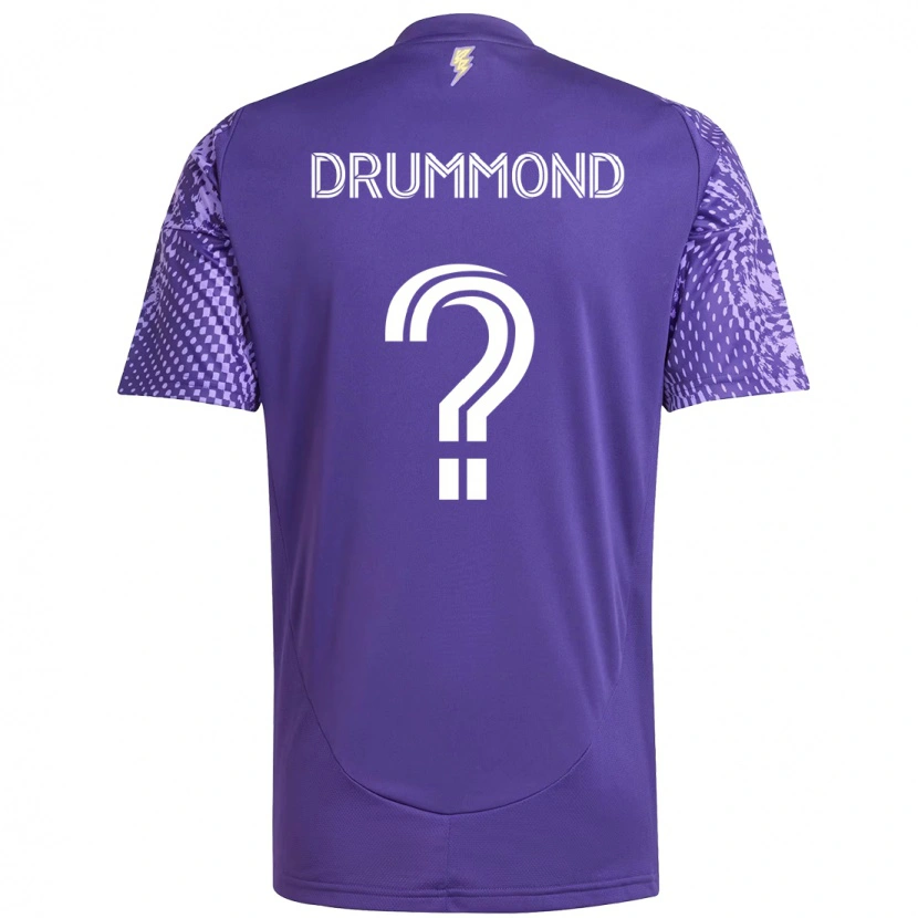 Danxen Herren Owen Drummond #0 Weiß Lila Heimtrikot Trikot 2025/26 T-Shirt Schweiz