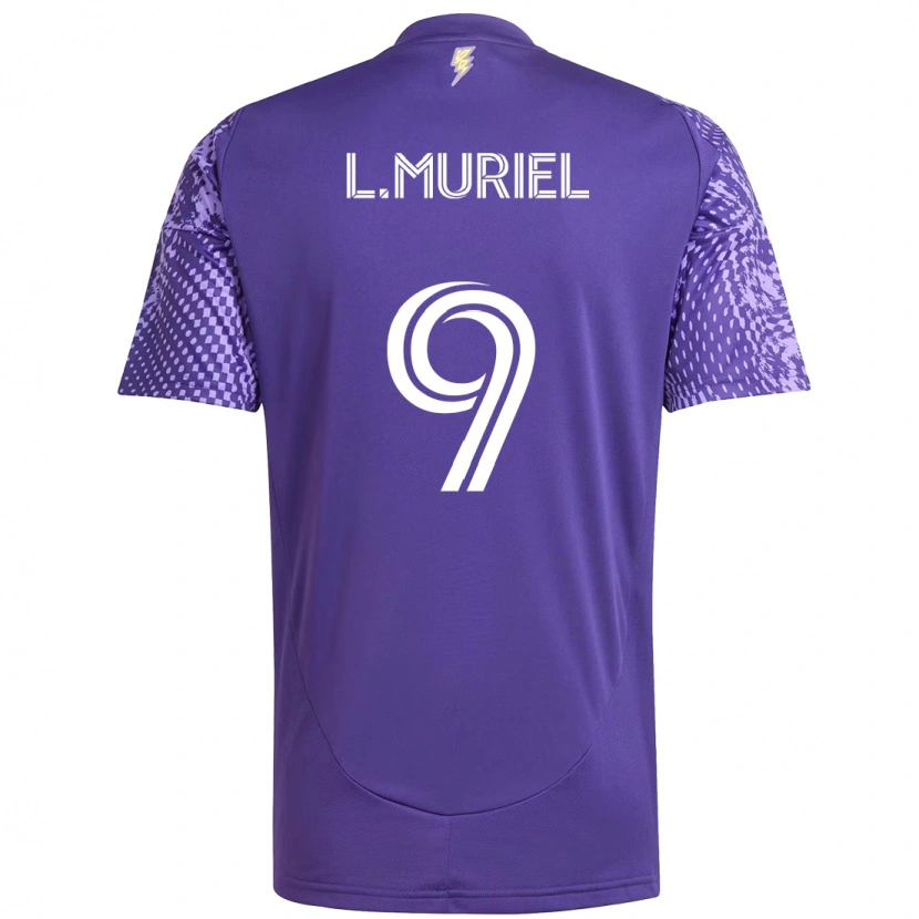 Danxen Herren Luis Muriel #9 Weiß Lila Heimtrikot Trikot 2025/26 T-Shirt Schweiz