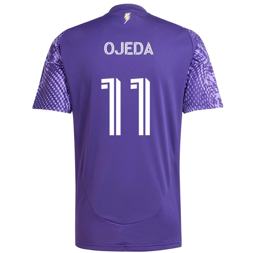 Danxen Herren Martín Ojeda #11 Weiß Lila Heimtrikot Trikot 2025/26 T-Shirt Schweiz