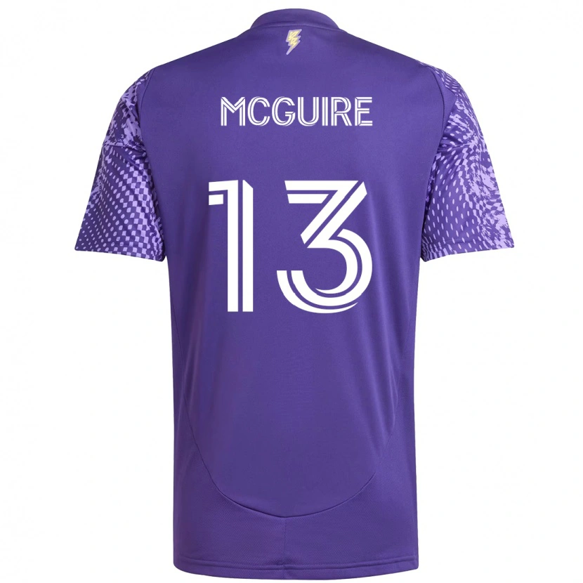 Danxen Herren Duncan Mcguire #13 Weiß Lila Heimtrikot Trikot 2025/26 T-Shirt Schweiz